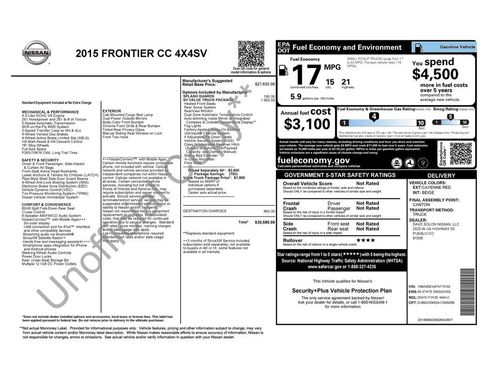 Used 2015 Nissan Frontier SV w/ SV Value Truck Package image 8