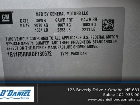 Used 2013 Chevrolet Malibu Eco w/ Navigation Package FWD image 44