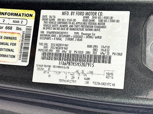 Used 2017 Ford Mustang Premium w/ Ecoboost Performance Package RWD image 36