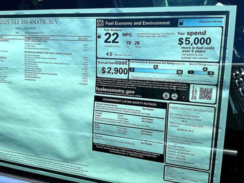 New 2025 Mercedes-Benz GLE 350 4MATIC image 16