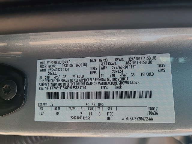 Used 2023 Ford F150 XLT w/ Equipment Group 302A High AWD/4WD image 33