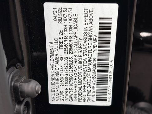 Certified 2021 Honda CR-V EX image 21