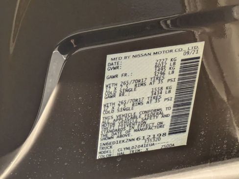 Used 2022 Nissan Frontier PRO-4X w/ Off-Road Protection Package image 27