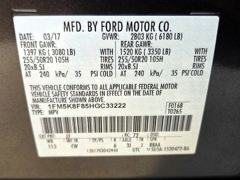 Used 2017 Ford Explorer Limited AWD/4WD image 47