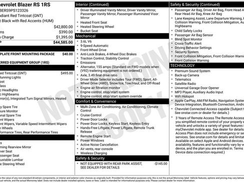 Used 2023 Chevrolet Blazer RS FWD image 17