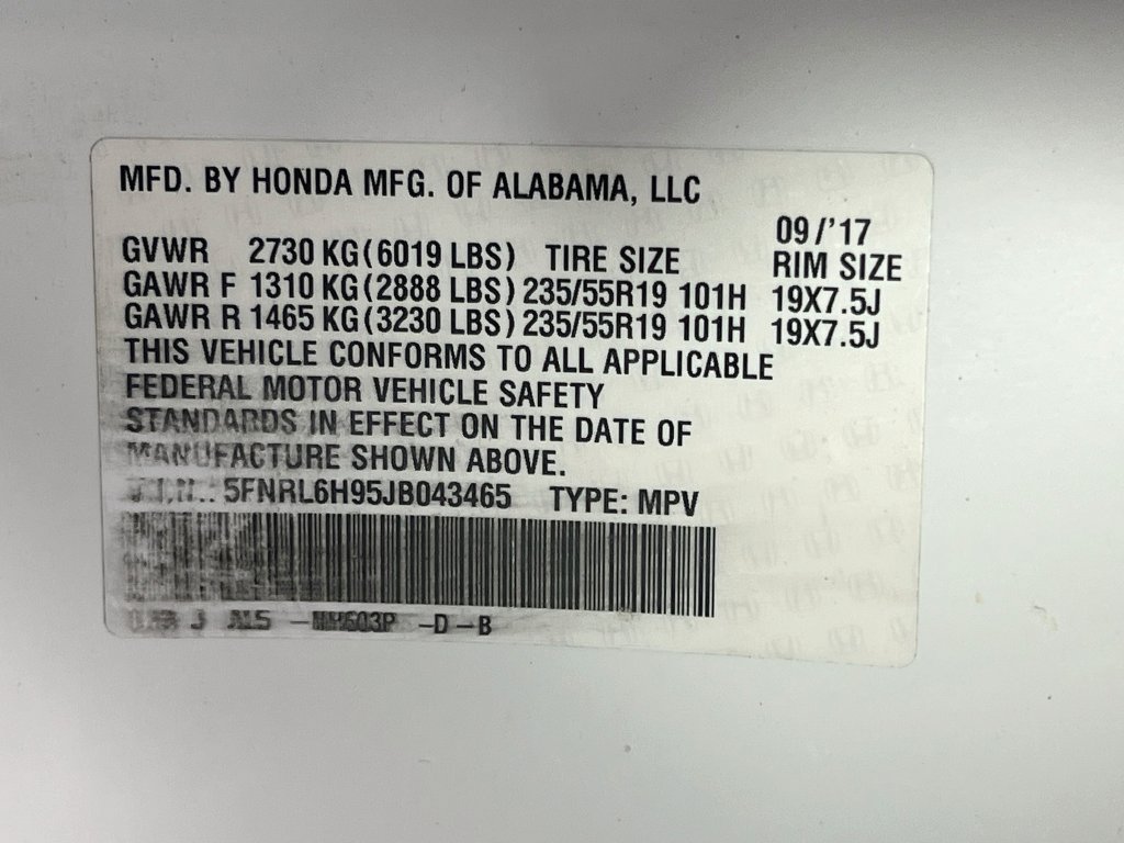 Used 2018 Honda Odyssey Elite image 34