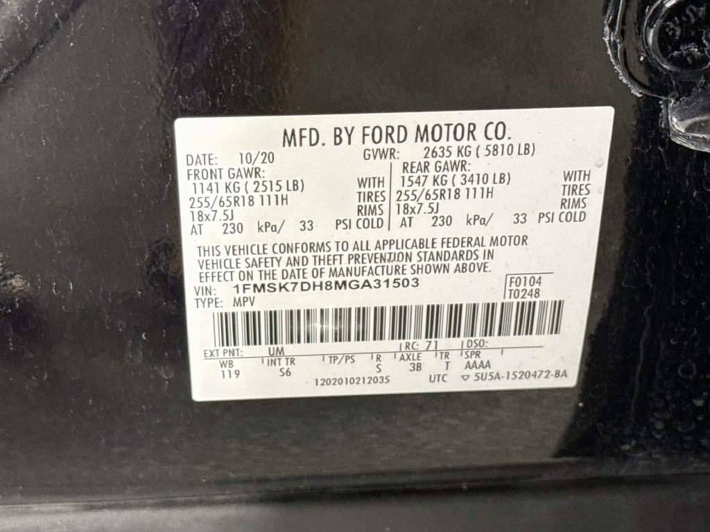 Used 2021 Ford Explorer XLT w/ Equipment Group 202A RWD image 39