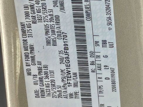 Used 2018 Ford F150 King Ranch w/ Equipment Group 601A Luxury image 35