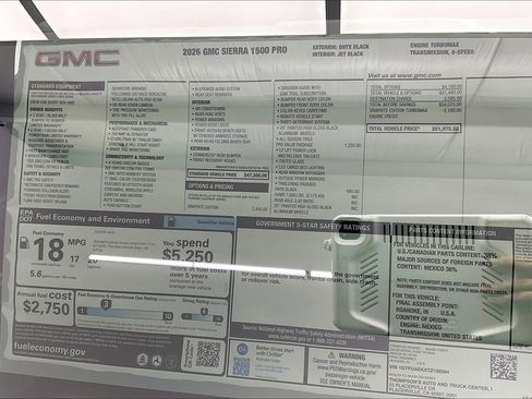 New 2026 GMC Sierra 1500 Pro w/ Graphite Edition image 21