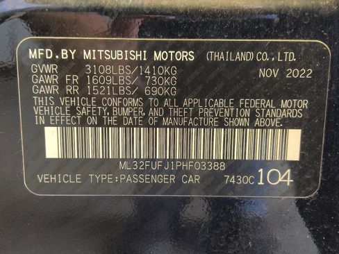 Used 2023 Mitsubishi Mirage G4 ES image 33