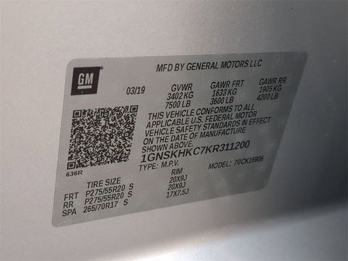 Certified 2019 Chevrolet Suburban LT w/ Luxury Package image 31