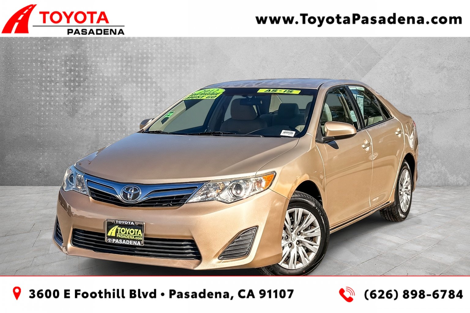 Used 2012 Toyota Camry LE FWD image 1