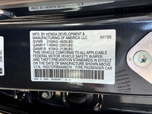 New 2025 Honda Accord EX-L image 27