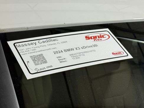 Used 2024 BMW X3 sDrive30i w/ Convenience Package w/ZPA image 52