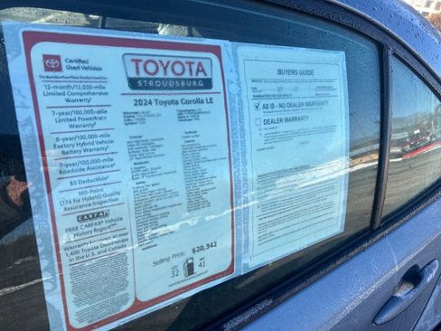 Certified 2024 Toyota Corolla LE image 27