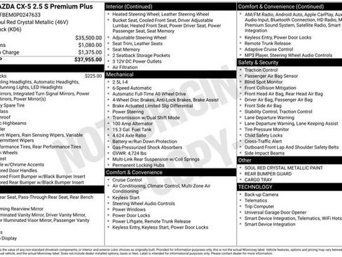 Used 2023 MAZDA CX-5 AWD 2.5 S w/ Premium Plus Pkg image 10