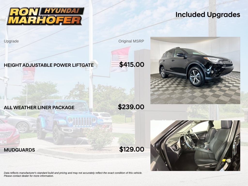 Used 2017 Toyota RAV4 XLE w/ All Weather Liner Package AWD/4WD image 6