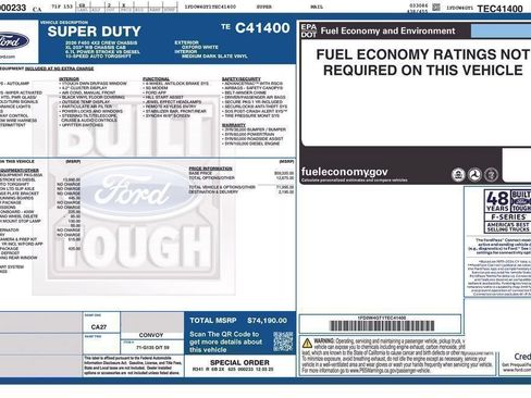 New 2026 Ford F450 XL w/ XL Chrome Package RWD image 25