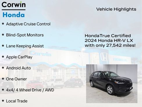 Used 2024 Honda HR-V LX image 9