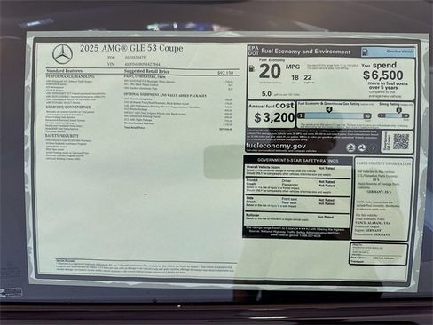 New 2025 Mercedes-Benz GLE 53 AMG 4MATIC Coupe image 8