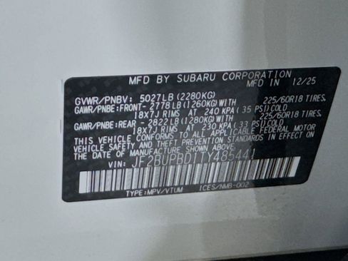 Used 2026 Subaru Outback Premium AWD/4WD image 40