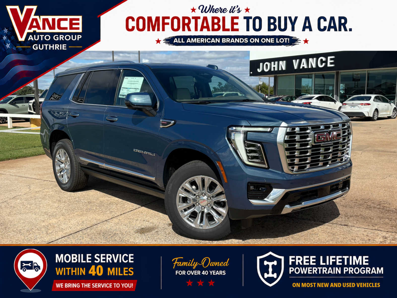New 2027 GMC Yukon Denali w/ Sun & Power Step Package AWD/4WD image 1