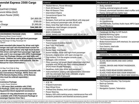 New 2025 Chevrolet Express 2500 w/ Driver Convenience Package image 5