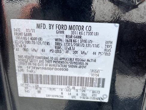 Used 2011 Ford F150 Raptor w/ Raptor Luxury Pkg image 7