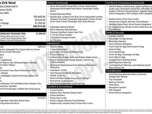 Used 2024 Kia EV6 Wind w/ Wind Technology Package image 2