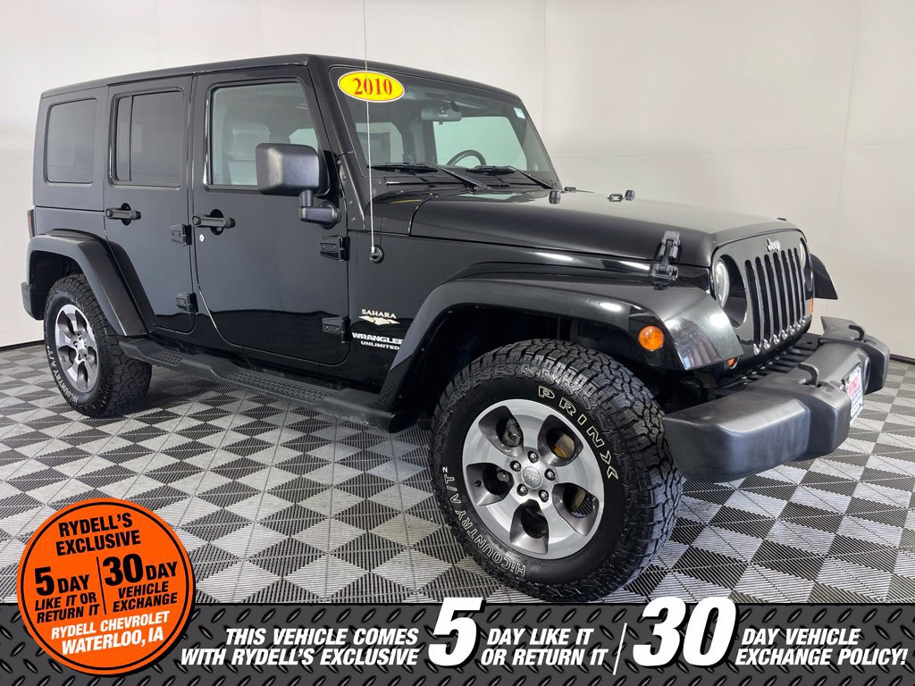 Used 2010 Jeep Wrangler Unlimited Sahara w/ Dual Top Group AWD/4WD image 1