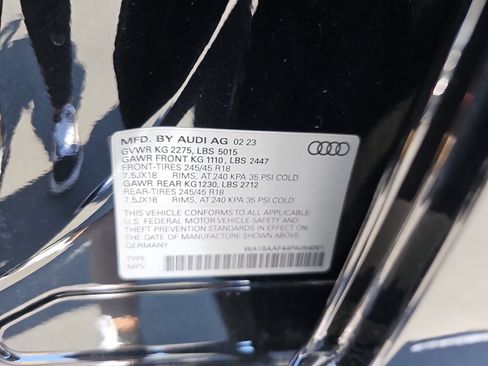 Used 2023 Audi A4 2.0T allroad Premium Plus w/ Premium Plus Package AWD/4WD image 9