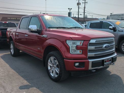 Used 2015 Ford F150 Platinum w/ Max Trailer Tow Package AWD/4WD image 2