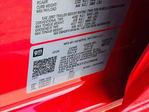 New 2026 Chevrolet Silverado 1500 Custom w/ Turbomax Blackout Package image 18