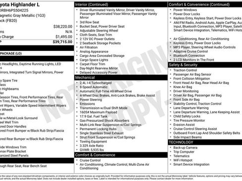 Used 2023 Toyota Highlander L image 49