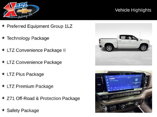 Certified 2023 Chevrolet Silverado 1500 LTZ w/ LTZ Premium Package AWD/4WD image 2