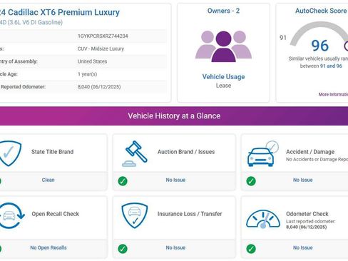 Used 2024 Cadillac XT6 Premium Luxury w/ Technology Package image 4