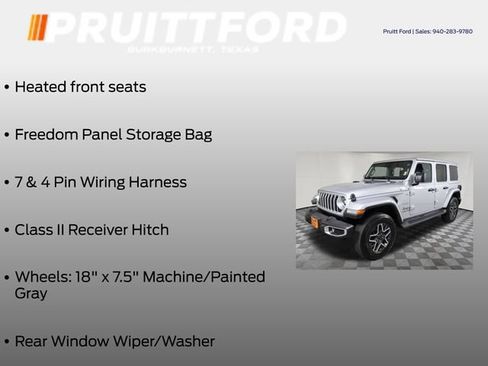 Used 2024 Jeep Wrangler Unlimited Sahara AWD/4WD image 19
