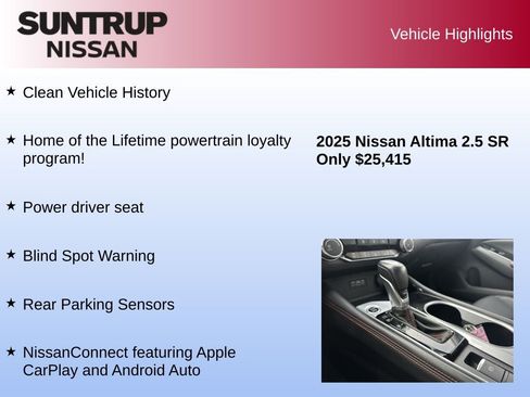 Used 2025 Nissan Altima 2.5 SR image 8