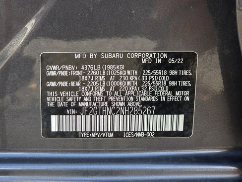 Certified 2022 Subaru Crosstrek 2.5i Limited w/ Moonroof Package 2 image 31