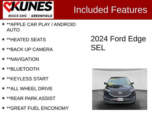 Used 2024 Ford Edge SEL AWD/4WD image 2