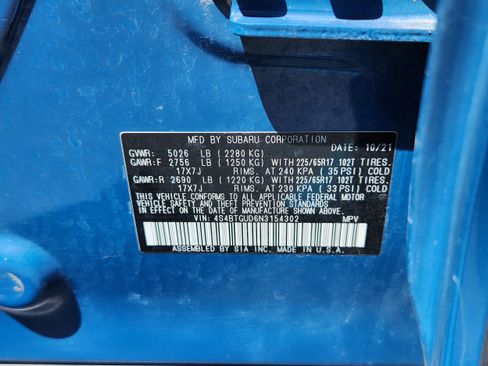 Used 2022 Subaru Outback Wilderness AWD/4WD image 24