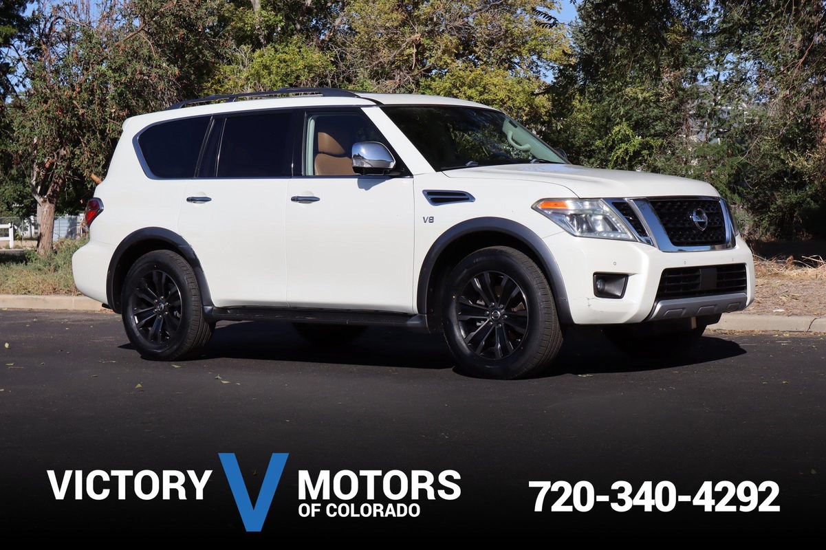 Used 2018 Nissan Armada Platinum w/ Captain Seat Package AWD/4WD image 1