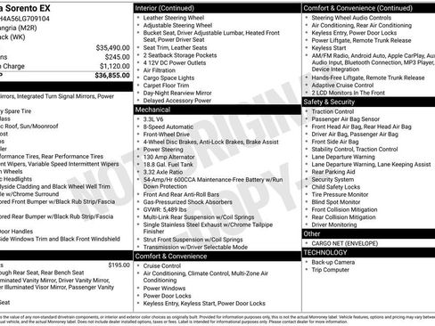 Used 2020 Kia Sorento EX image 17