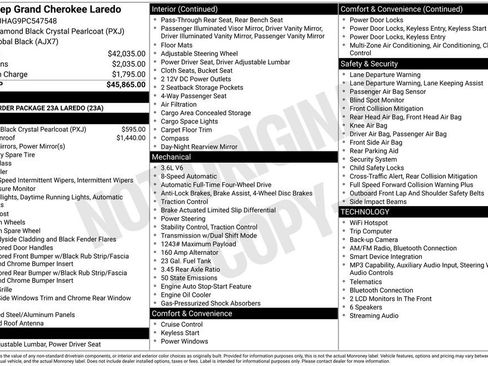 Used 2023 Jeep Grand Cherokee Laredo AWD/4WD image 13