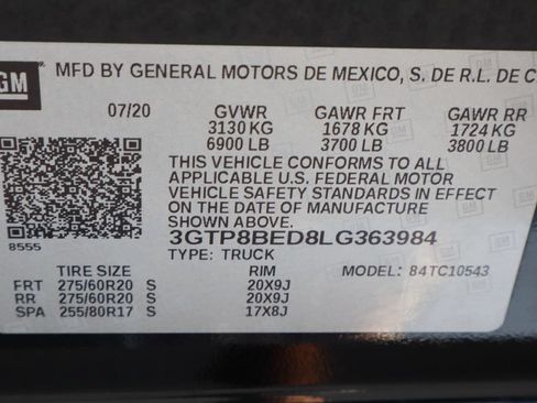 Certified 2020 GMC Sierra 1500 SLE w/ SLE Value Package RWD image 32