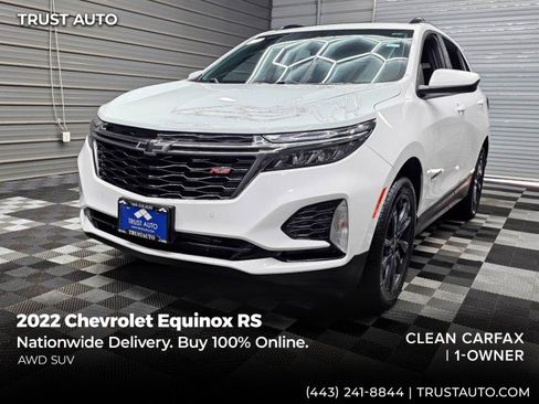 Used 2022 Chevrolet Equinox RS AWD/4WD image 1