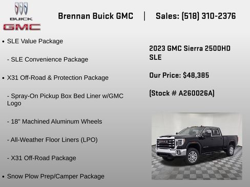 Certified 2023 GMC Sierra 2500 SLE w/ SLE Value Package; AWD/4WD image 14