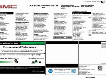 New 2026 GMC Sierra 2500 AT4 w/ AT4 Premium Plus Package