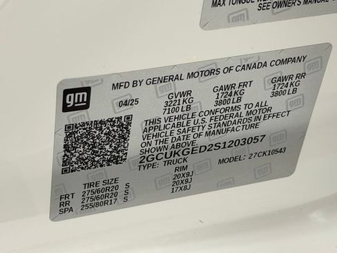 Certified 2025 Chevrolet Silverado 1500 LTZ AWD/4WD image 20