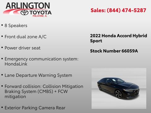 Used 2022 Honda Accord Sport image 2